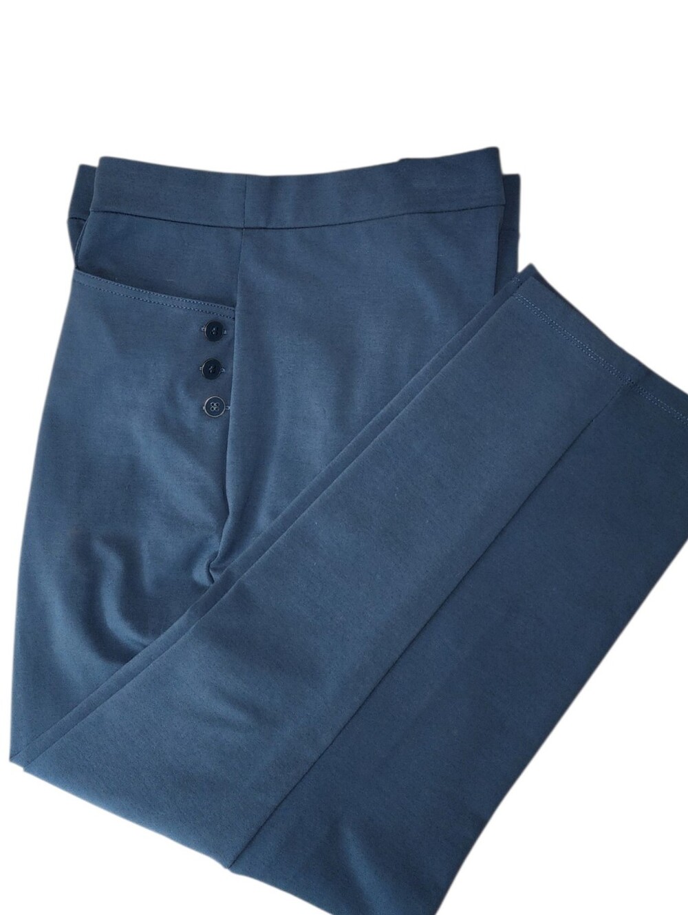 Susan Graver Petite XL Indigo Weekend Premium Stretch Ankle Pants Slim Fit NWOT